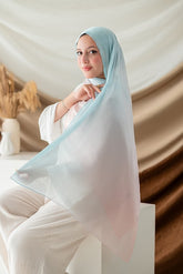 Unicorn Gradient Organza Scarf